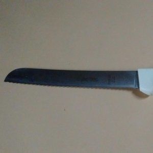 Dexter Russell VTG SG162-8SC 8" Carbon Steel Bread Knife w/Etched Gretchen Grant